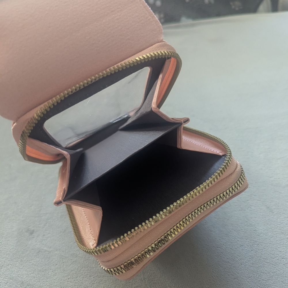 NEW Pink Crossbody Bag With Clear Cell Phone Window - Picture 7 of 16